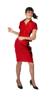 red dancing girl